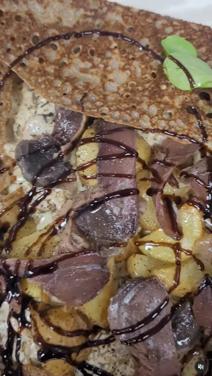 Galette au magret de canard à Amiens, Amiens, Crêp' Rit des Halles